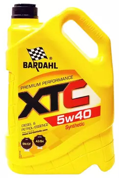 Масло моторное Bardhal XTC 5W-40 синтетическое 5 л