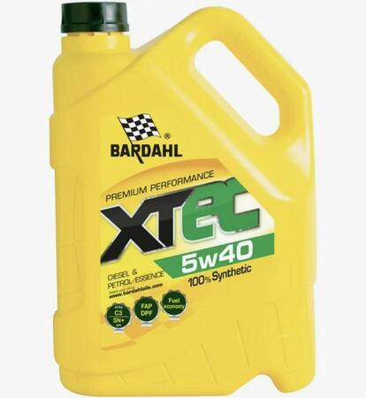 Масло моторное Bardhal XTEC 5W-40 синтетическое 5 л