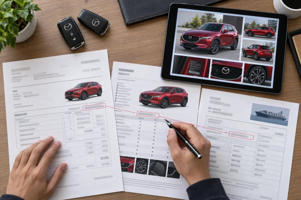 Сверка счёта, комплектации, VIN и фотографий Mazda CX-5